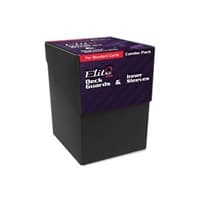 Elite2 Deck Guards & Inner Sleeves Combo Pack - Glossy Standard - Black (100-Pack) - BCW Card Sleeves - Card Sleeves card
