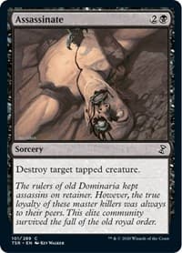 Assassinate - Time Spiral: Remastered - Magic: The Gathering card