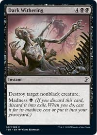 Dark Withering - Time Spiral: Remastered - Magic: The Gathering card