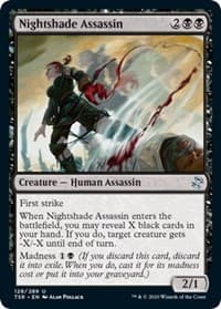 Nightshade Assassin - Time Spiral: Remastered - Magic: The Gathering card