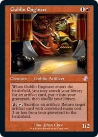 Goblin Engineer - Time Spiral: Remastered - Magic: The Gathering card