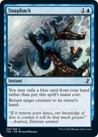 Snapback - Time Spiral: Remastered - Magic: The Gathering card