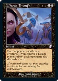 Liliana's Triumph - Time Spiral: Remastered - Magic: The Gathering card