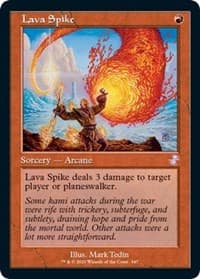 Lava Spike - Time Spiral: Remastered - Magic: The Gathering card