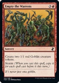 Empty the Warrens - Time Spiral: Remastered - Magic: The Gathering card
