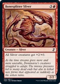 Bonesplitter Sliver - Time Spiral: Remastered - Magic: The Gathering card