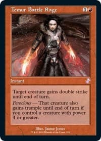 Temur Battle Rage - Time Spiral: Remastered - Magic: The Gathering card