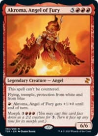Akroma, Angel of Fury - Time Spiral: Remastered - Magic: The Gathering card