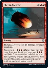 Shivan Meteor - Time Spiral: Remastered - Magic: The Gathering card