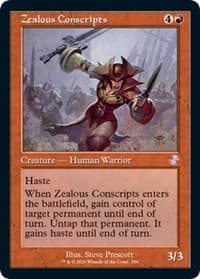 Zealous Conscripts - Time Spiral: Remastered - Magic: The Gathering card
