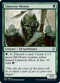 Llanowar Mentor - Time Spiral: Remastered - Magic: The Gathering card
