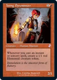 Young Pyromancer - Time Spiral: Remastered - Magic: The Gathering card