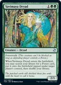 Yavimaya Dryad - Time Spiral: Remastered - Magic: The Gathering card