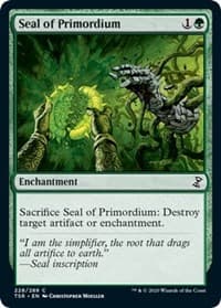 Seal of Primordium - Time Spiral: Remastered - Magic: The Gathering card