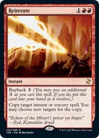 Reiterate - Time Spiral: Remastered - Magic: The Gathering card