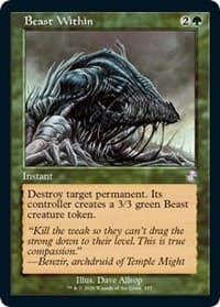 Beast Within - Time Spiral: Remastered - Magic: The Gathering card