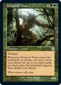 Primeval Titan - Time Spiral: Remastered - Magic: The Gathering card
