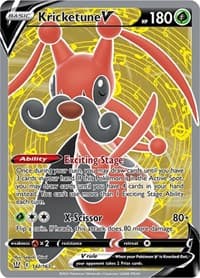 Kricketune V (Full Art) - SWSH05: Battle Styles - Pokemon card