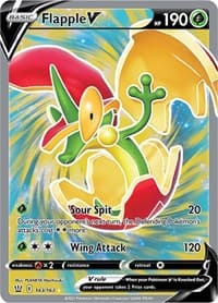 Flapple V (Full Art) - SWSH05: Battle Styles - Pokemon card
