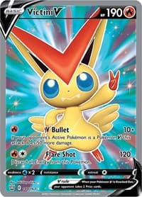 Victini V (Full Art) - SWSH05: Battle Styles - Pokemon card