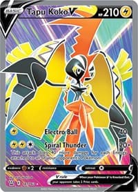 Tapu Koko V (Full Art) - SWSH05: Battle Styles - Pokemon card