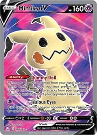 Mimikyu V (Full Art) - SWSH05: Battle Styles - Pokemon card