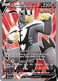 Single Strike Urshifu V (Full Art) - SWSH05: Battle Styles - Pokemon card