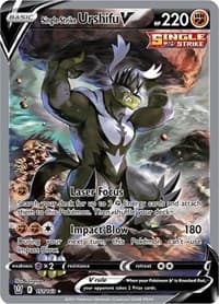 Single Strike Urshifu V (Alternate Full Art) - SWSH05: Battle Styles - Pokemon card