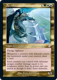 Arcades, the Strategist - Time Spiral: Remastered - Magic: The Gathering card