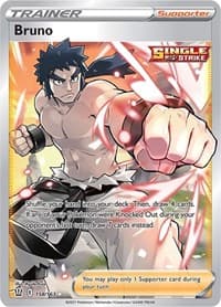 Bruno (Full Art) - SWSH05: Battle Styles - Pokemon card