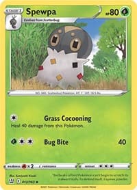 Spewpa - SWSH05: Battle Styles - Pokemon card