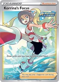 Korrina's Focus (Full Art) - SWSH05: Battle Styles - Pokemon card