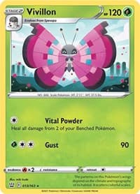 Vivillon - SWSH05: Battle Styles - Pokemon card