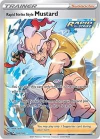 Rapid Strike Style Mustard (Full Art) - SWSH05: Battle Styles - Pokemon card
