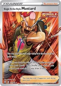Single Strike Style Mustard (Full Art) - SWSH05: Battle Styles - Pokemon card