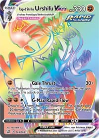 Rapid Strike Urshifu VMAX (Secret) - SWSH05: Battle Styles - Pokemon card
