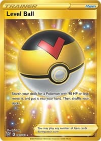 Level Ball (Secret) - SWSH05: Battle Styles - Pokemon card