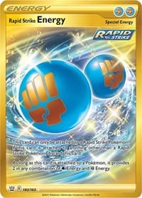 Rapid Strike Energy (Secret) - SWSH05: Battle Styles - Pokemon card