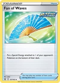 Fan of Waves - SWSH05: Battle Styles - Pokemon card