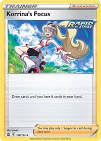 Korrina's Focus - SWSH05: Battle Styles - Pokemon card
