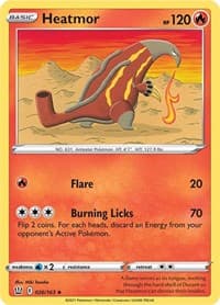 Heatmor - SWSH05: Battle Styles - Pokemon card