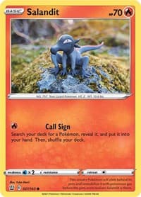 Salandit - SWSH05: Battle Styles - Pokemon card