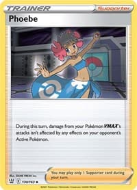 Phoebe - SWSH05: Battle Styles - Pokemon card