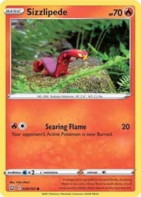Sizzlipede - SWSH05: Battle Styles - Pokemon card