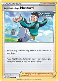 Rapid Strike Style Mustard - SWSH05: Battle Styles - Pokemon card