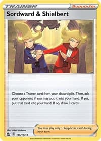 Sordward & Shielbert - SWSH05: Battle Styles - Pokemon card
