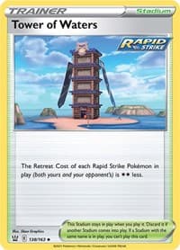 Tower of Waters - SWSH05: Battle Styles - Pokemon card