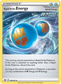 Rapid Strike Energy - SWSH05: Battle Styles - Pokemon card