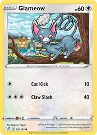 Glameow - SWSH05: Battle Styles - Pokemon card