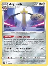 Aegislash (107) - SWSH05: Battle Styles - Pokemon card